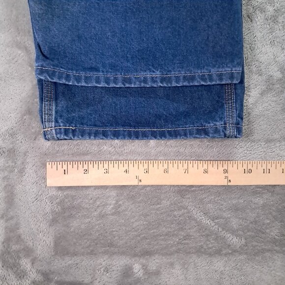 Carhartt FR Flame Resistant Carpenter Jean Men 42x32, Tag 42x34 FRB13 DNM Work - Picture 12 of 16